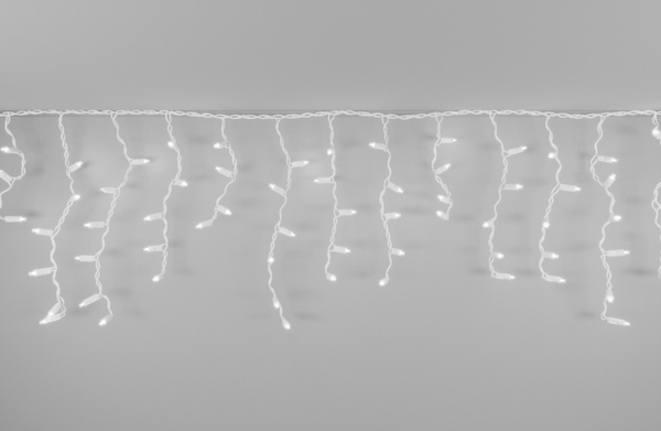 9ft Icicle - White Strand - Blue