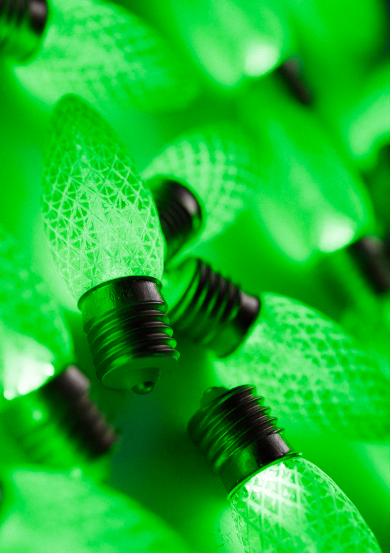 C9 LED Green