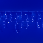 9ft Icicle - White Strand - Blue