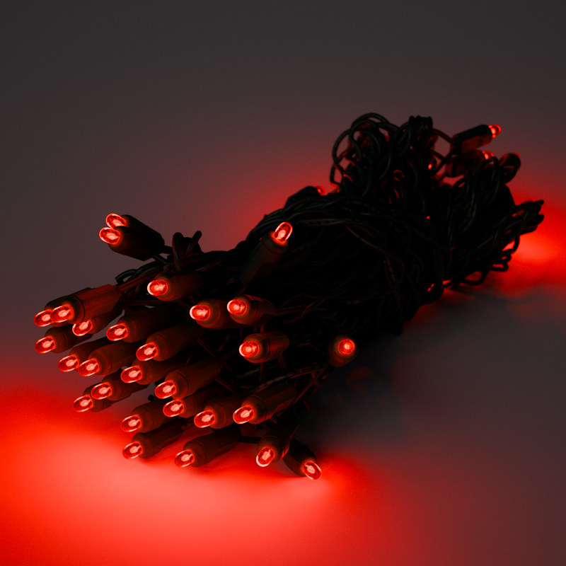 25ft Strand Concave LED Red