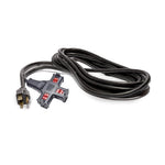 15-100ft Extension Cord, Triple Adapter w/ Lock 12AWG