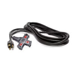 15-100ft Extension Cord, Triple Adapter w. Lock 16AWG