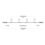 30L 5mm LED Battery Light String, 4in Bulb Spacing