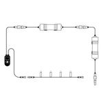 30L 5mm LED Battery Light String, 4in Bulb Spacing