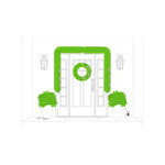 30L 5mm LED Battery Light String, 4in Bulb Spacing