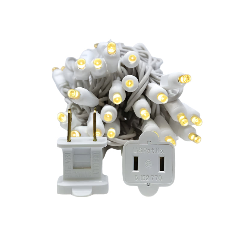 50L 5mm LED Light String, 4in Bulb Spacing