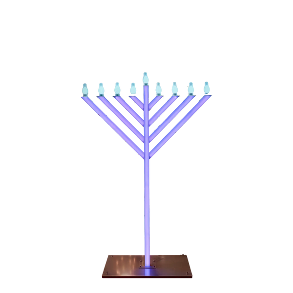 6FT Menorah LUX LED – Indoor/Outdoor Hanukkah Decoration - Main Image