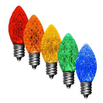 C7 LED Faceted Bulb, E12 Base