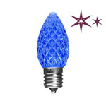 C9 LED Faceted Bulbs with Effects, E17 Base