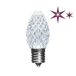 C9 LED Faceted Bulbs with Effects, E17 Base