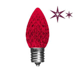 C9 LED Faceted Bulbs with Effects, E17 Base