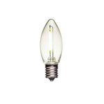 C9 LED Clear Bulb, E17 Base