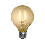 G80 LED Vintage Cafe Bulb, E26 Base