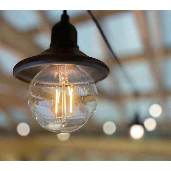 G80 LED Vintage Cafe Bulb, E26 Base