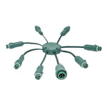 Green Multi-Tap Splitters