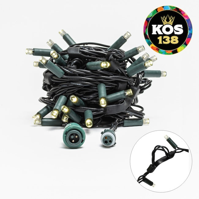 40L 7mm LED Expandable Light String, 6in Bulb Spacing