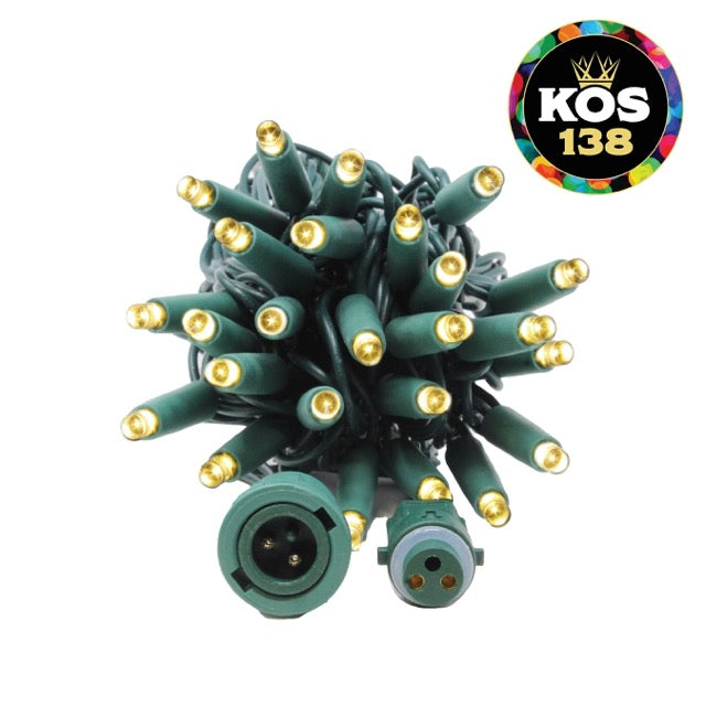 40L 7mm LED Light String, 4in Bulb Spacing