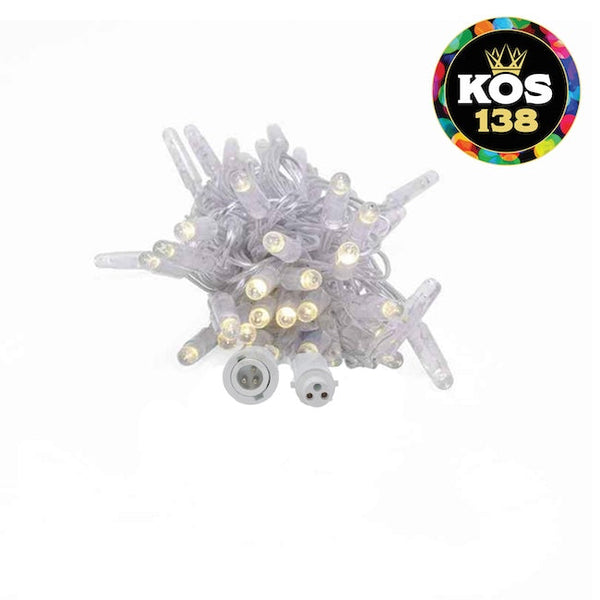 40L 7mm LED Light String, 4in Bulb Spacing