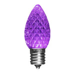 C9 LED Faceted Bulbs, E17 Base