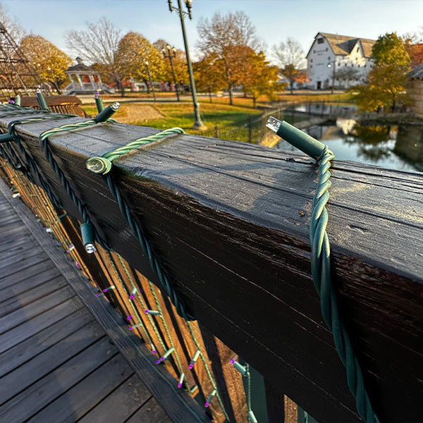 72L 5mm LED Light String, 4in Bulb Spacing