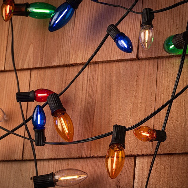 C9 LED Clear Bulb, E17 Base