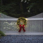 Warm White Battery Pre-lit Wreath