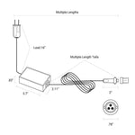 Power Adapter Lead w/ Rectifier
