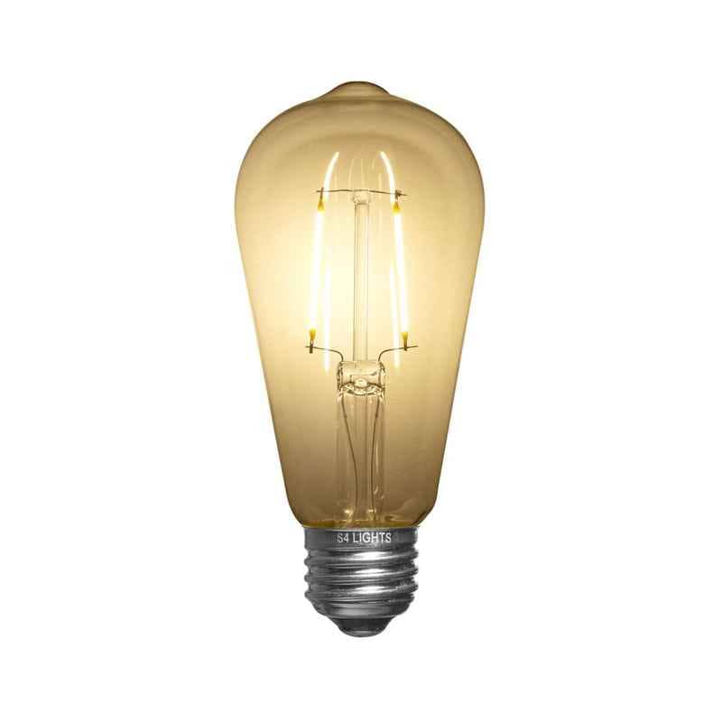 ST58 LED Vintage Cafe Bulb, E26 Base