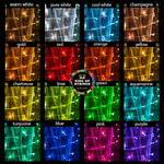 40L 7mm LED Light String, 6in Bulb Spacing